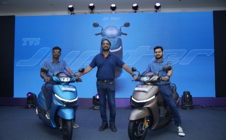 ଟିଭିଏସ ମୋଟର ପକ୍ଷରୁ ନୂଆ ଟିଭିଏସ ଜୁପିଟର ୧୧୦ ଉନ୍ମୋଚିତ; ଅତୁଳନୀୟ ଡିଜାଇନ, ଉନ୍ନତ ପ୍ରଦର୍ଶନ ସାଙ୍ଗକୁ ଅନ୍ୟ ସୁବିଧାସୁଯୋଗ